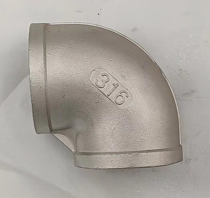 Codo inoxidable Astm A 403 de la tubería de acero del Wp 316L 321 1,5 pulgadas codo de 90 grados