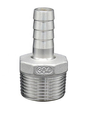 El varón inconsútil roscó la entrerrosca hidráulica de acero inoxidable del conector de la manguera del zócalo