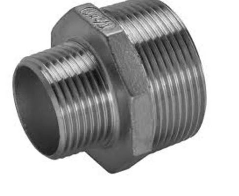 304 316L roscaron el reductor masculino de la entrerrosca del hex. de las colocaciones inoxidables de la tubería de acero