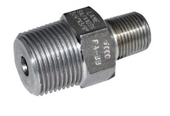 304 316L roscaron el reductor masculino de la entrerrosca del hex. de las colocaciones inoxidables de la tubería de acero