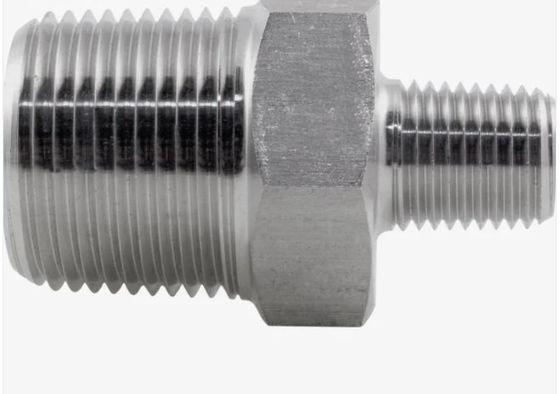 304 316L roscaron el reductor masculino de la entrerrosca del hex. de las colocaciones inoxidables de la tubería de acero