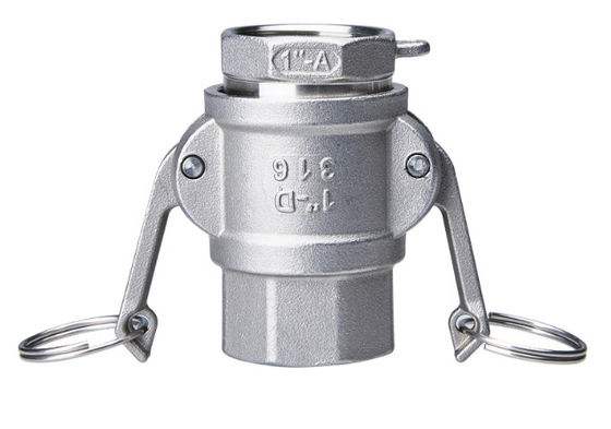 Uno mismo que cierra los acoplamientos de acero inoxidables del Camlock que echan la leva y el reductor del surco