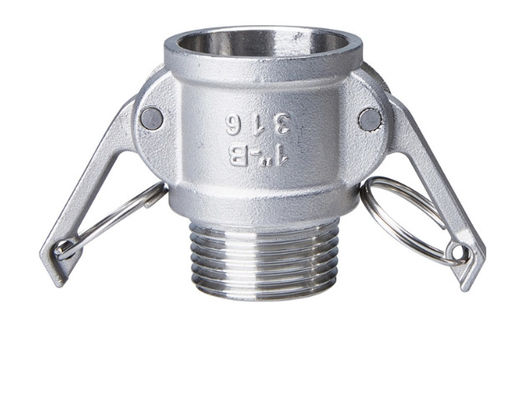 Uno mismo que cierra los acoplamientos de acero inoxidables del Camlock que echan la leva y el reductor del surco