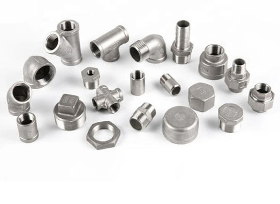 Ra 1,6 - Ra 12,5 colocaciones inoxidables NPT de la tubería de acero/hilo de BSP que reduce el zócalo